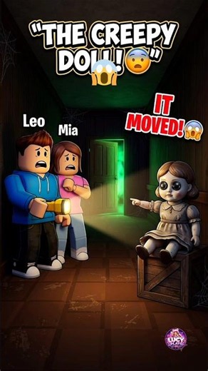 The Creepy Doll Roblox When We Looked Away… 😱 #shorts #roblox #robloxshorts