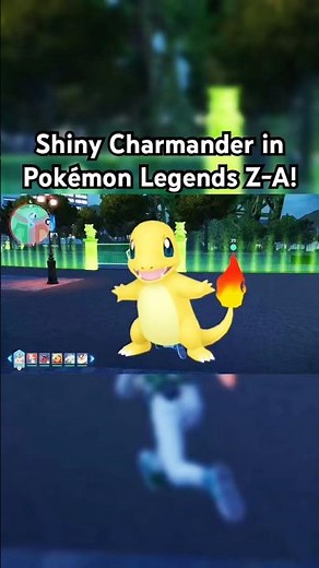 Shiny Charmander in Pokémon: Legends Z-A!