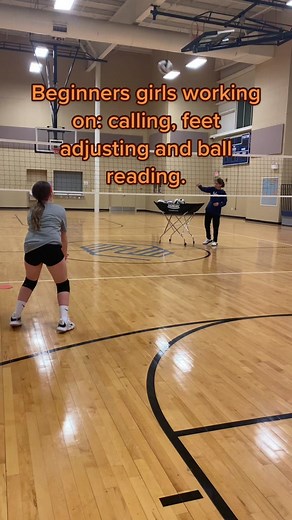 Beginner Volleyball Drills for Girls: Calling, Adjusting Feet, and Ball Reading