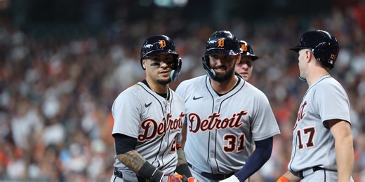 Báez's power surge in full effect as Tigers beat Astros in finale