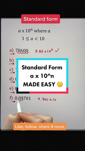 Understanding Standard Form in Mathematics