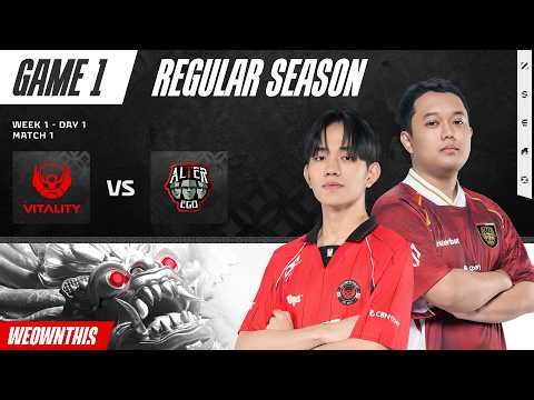 BTR vs AE | Regular Season Week 1 Day 1 | Game 1 | #MPLIDS17