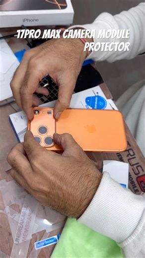 Iphone 17pro max camera module protector | 17pro max full camera protector lens