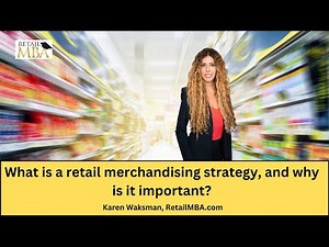 What is a retail merchandising strategy, and why is it important?