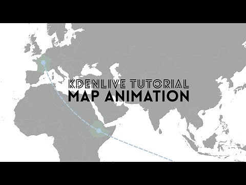 Kdenlive Tutorial - How to animate maps
