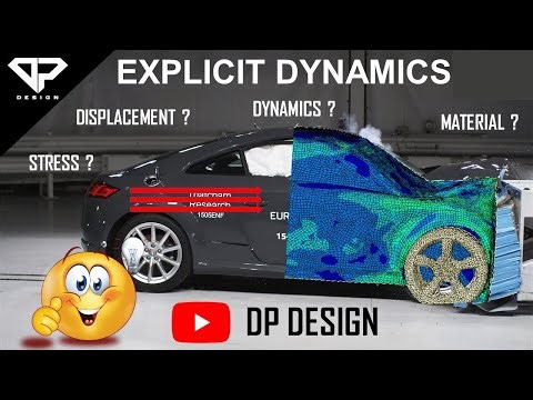 Ansys Explicit Dynamics Tutorial : Crushing the Object | Ansys Mechanical | DP DESIGN