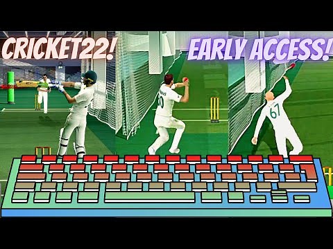 How to Play Cricket 22 with Keyboard!!! (Batting / Bowling) (PC)!!!