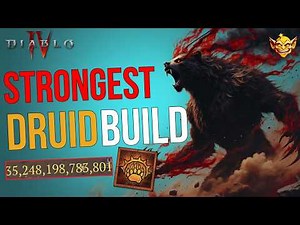 STRONGEST & FATTEST DRUID BUILD - Pulverize Destroyes Bosses - Diablo 4 Guide