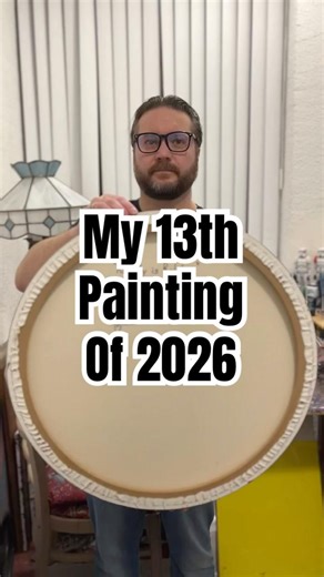 My 13th Painting of 2026 🖼️🎨 #art #acrylicart #trendingshort #painter #paintingchallenge