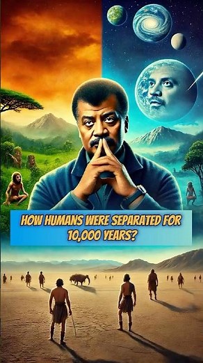 Neil deGrasse Tyson on How Humans Were Separated for 10,000? 🤔 #humanevolution #neildegrassetyson