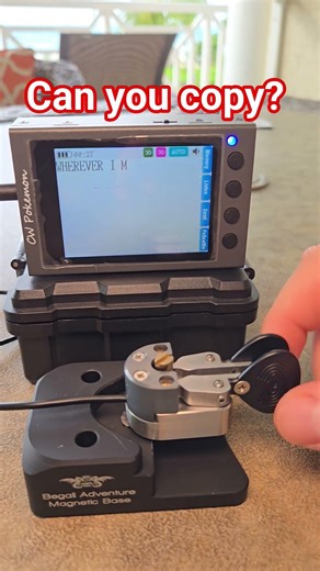 Can you copy? #hamradio #morsecode #hobby #practice #rock