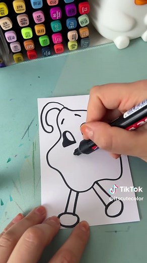 How to Draw a Cute Monster Tutorial