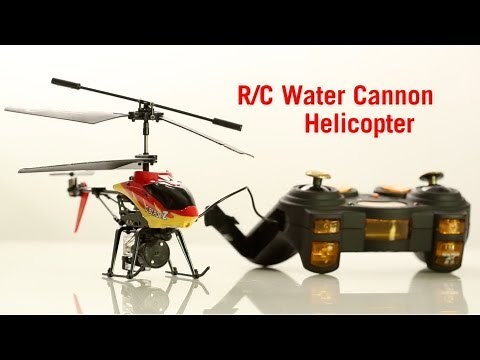 R/C Water Cannon Helicopter from ThinkGeek