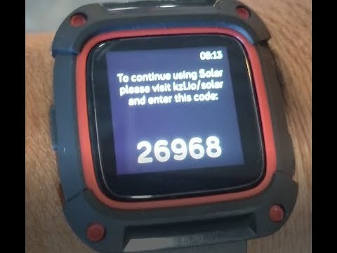 Fitbit Pebble To continue visit kzl.io and enter this code Fix