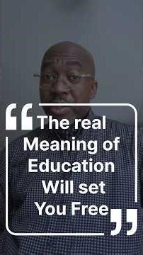 The TRUE Meaning of Education: Why You've Been Taught Wrong
