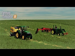 HELPING JAKE RAKE & BALE HAY CAN WE BEAT THE RAIN! (ROLEPLAY) FARMING SIMULATOR 19