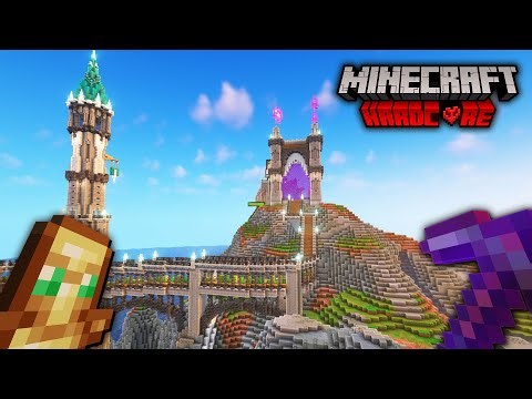 ⛏️Build Portail du NETHER🔥 - 💛Minecraft HARDCORE [🔴17/12]