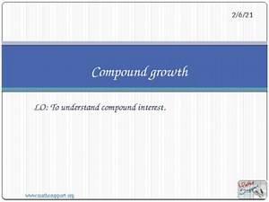 Compound growth