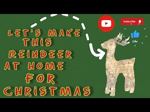 Christmas decor / How to make Reindeer with wires #christmasdecorations