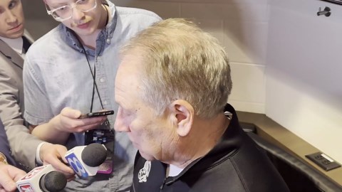 Michigan State's Tom Izzo Speaks After Win Over Ole Miss