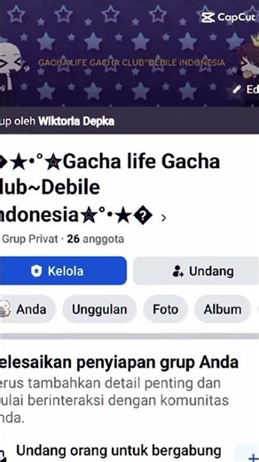 �★°•✮Gacha life Gacha club~Debile Indonesia✮•°★�