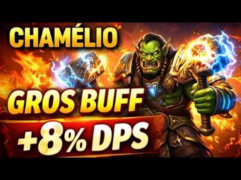 Gros buff Chamélio dans le prochain patch (+8% dégâts)