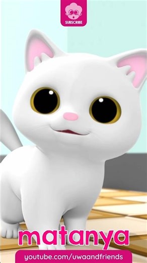 Her tail is long and her eyes are round! - Kitty the Sweet Kitten - Shorts - Funny Toddler Songs