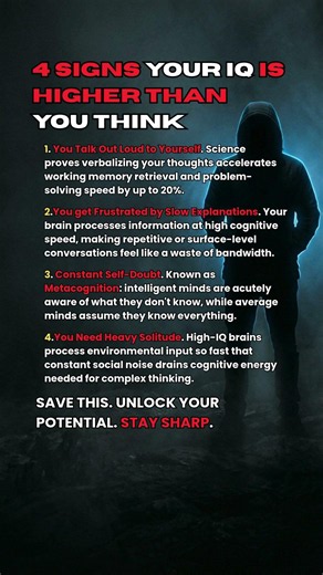5 Signs Your IQ Might Be Higher Than You Think