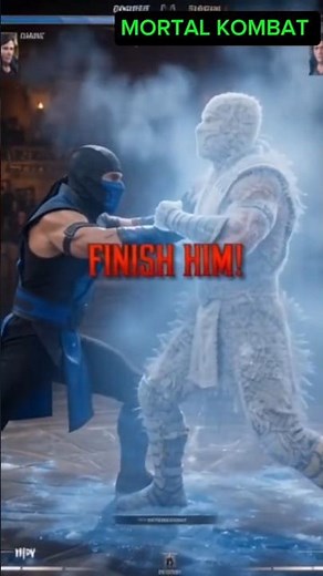 SUB-ZERO vs SCORPION | EPIC FINISH HIM! ❄️🔥 Mortal Kombat Cinematic Battle favorite warrior —