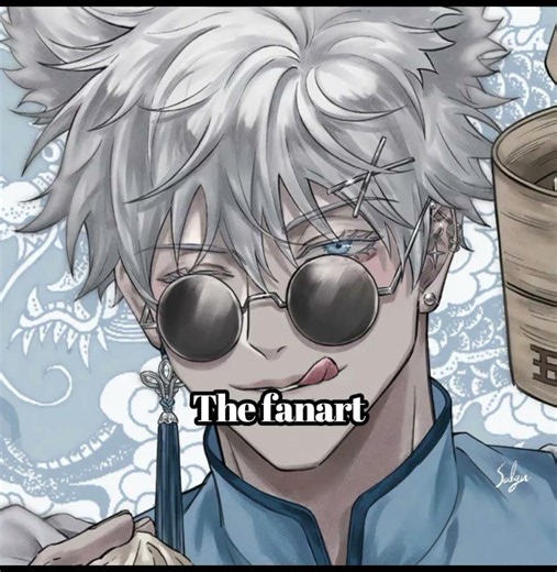 The charater VS the fanarts |Mirandonte| #relatable #gojo #jujutsukaisen