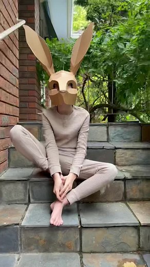 DIY Cardboard Easter Bunny Craft Ideas