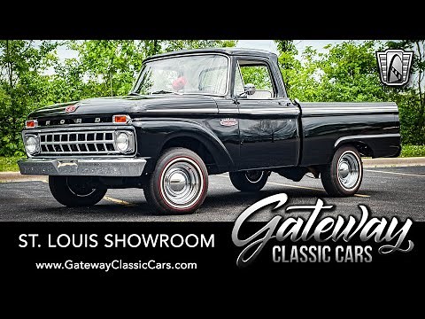 1965 Ford F100 Pickup Truck Gateway Classic Cars St. Louis #8443