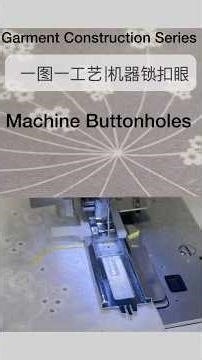 One Technique, One Detail | Machine Buttonholes: The Small Details That Make Them Work#sewinghacks