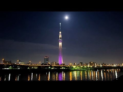 Time-Lapse 東京夜景 東京スカイツリー ライトアップ 粋 雅 Tokyo Sky Tree Light-Up