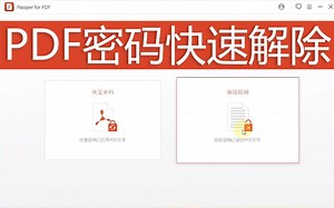 pdf加密如何解除忘记密码