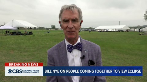 Bill Nye discusses total solar eclipse