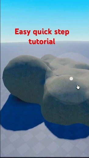 How to use the Terrain Editor in Roblox studio⛰️#howto #robloxstudio #roblox