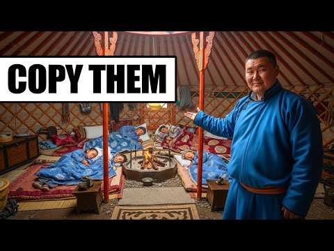 How Mongols Sleep in a Yurt Without Heating