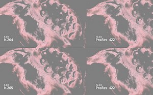 [8bit 264｜8bit 265｜10bit 422｜12bit 4444｜16bit raw] 色彩深度对比