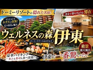 【コスパ最強】120㎡超えの大部屋！豪華バイキング・露天風呂・無料ドリンク&アルコール&アイス&夜鳴きそばで大満足の伊東温泉宿に泊まってみた！【共立リゾート | ウェルネスの森 伊東】