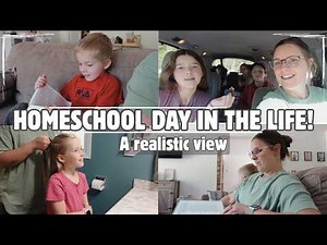 HOMESCHOOL DAY IN THE LIFE! | realistic, busy, & unfiltered
