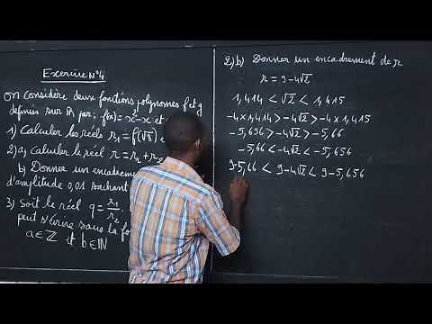 Exercice N4 (énoncé et corrigé) sur les polynômes