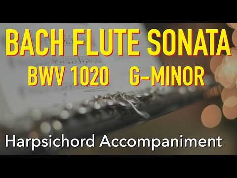 J.S Bach Flute Sonata BWV1020 g minor J.S.バッハ フルートソナタ BWV.1020 ト短調