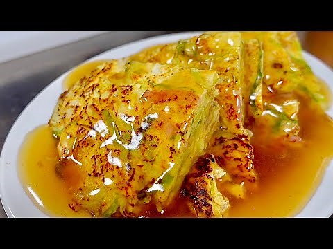 安くて簡単！ボリュウーム満点！キャベツの卵焼きの作り方！