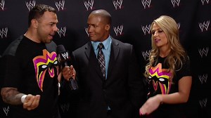 Tom Phillips interviews Santino Marella and Emma: WWE App Exclusive, April 14, 2014