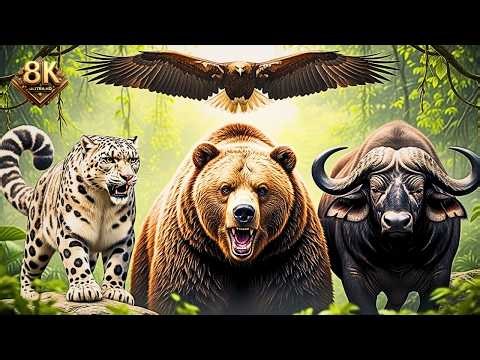 Jungle Animal Discovery in 4K Ultra HD | 60FPS Cinematic Wildlife Experience