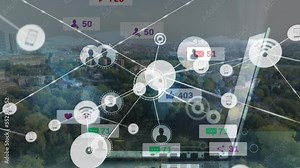 The online technology network refers to the global connections and digital interface that allows use