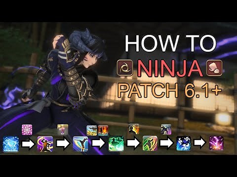 FFXIV Endwalker Patch 6.1 Level 90 Ninja Guide, Opener, Rotation, Stats & Playstyle etc [Outdated]
