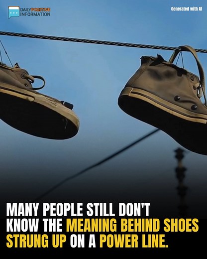 115K views · 126 reactions | The meaning behind shoes strung up on a power line – what does it really mean  More details in comm: | News Update Today | Facebook