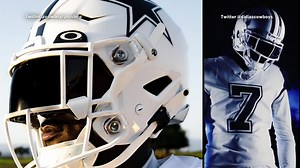 Dallas Cowboys unveil new uniform with 'arctic' white helmet